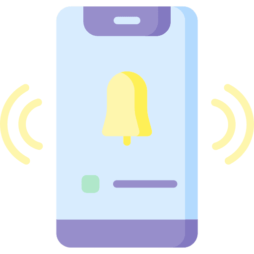 Alarm clock telephone notification alarm clock icon