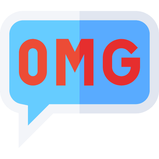 Omg slang bubbles omg icon