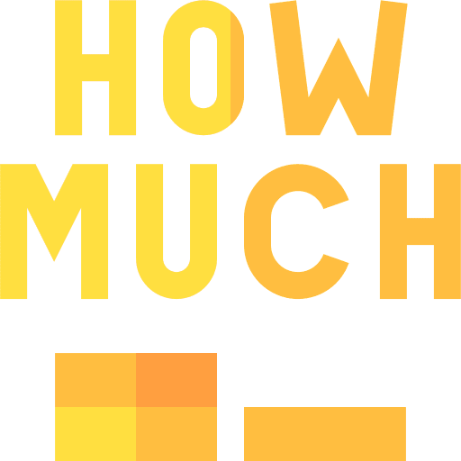 How much words question communications icon
