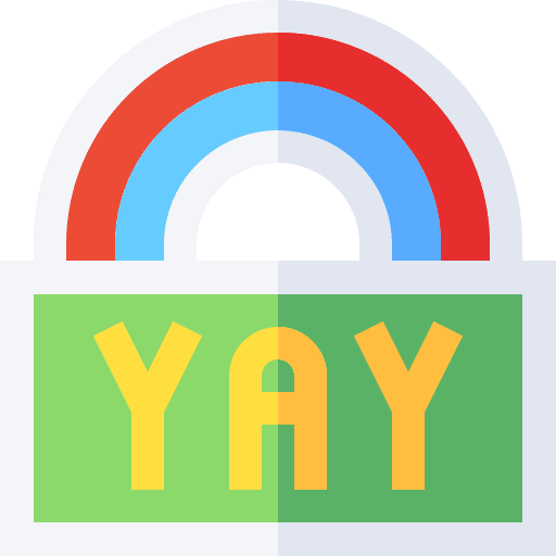 Yay celebration slang message icon