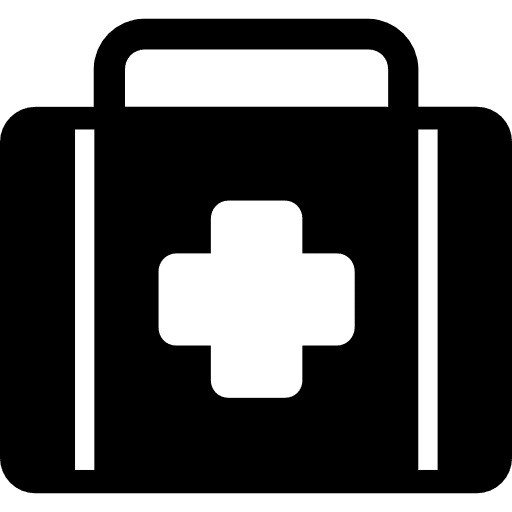 First aid kit kit first aid briefcase icon