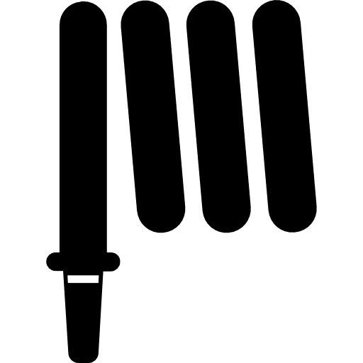 Fire hose water hose fire icon