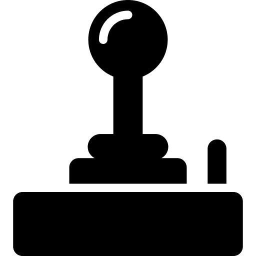 Joystick arcade stick technology gamer icon