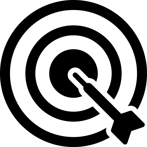 Arrows darts archery targeting icon