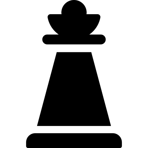 Chess pawn chess pawn chess piece icon