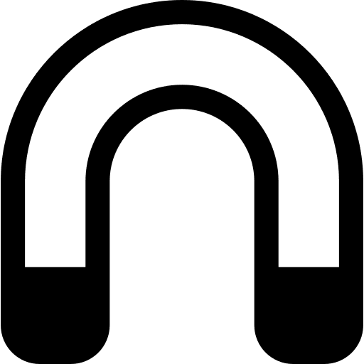 Magnet horseshoes horseshoe magnets icon