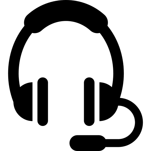 Earphones gamer microphones earphones icon