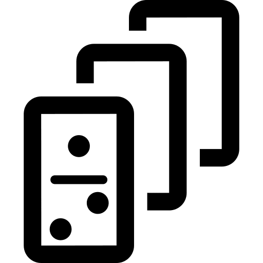 Game interface dominoes domino icon