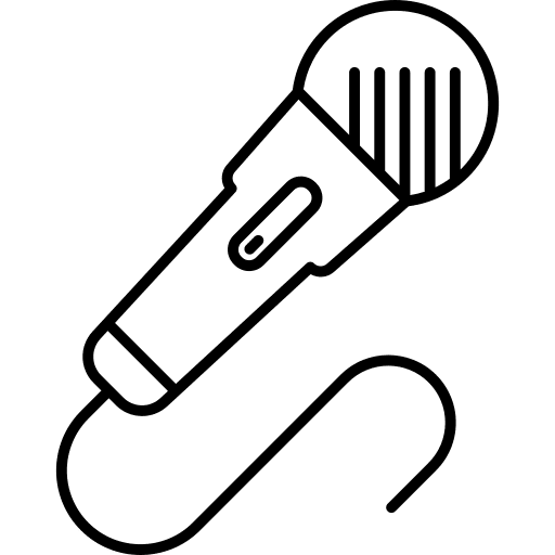 Mic microphones voice recording singer icon