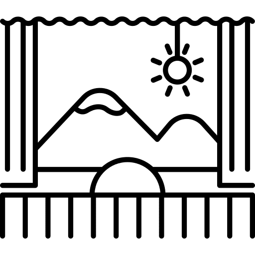 Settings theater theatre scene icon