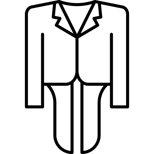 Tux men elegant suit icon