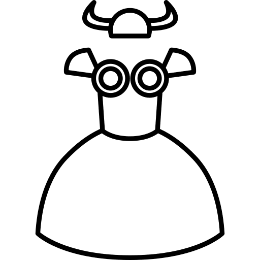 Women viking fashion femenine icon