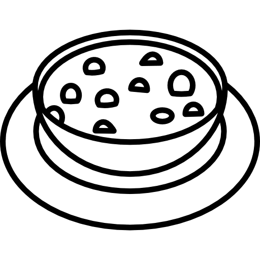 Frijoles charros mexican mexico bowl icon