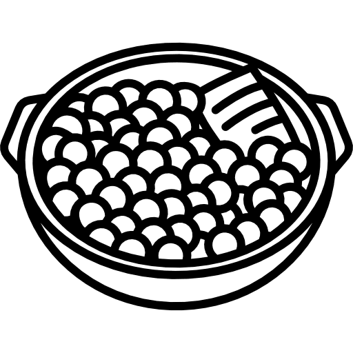 Cocido beans vegetable stew icon