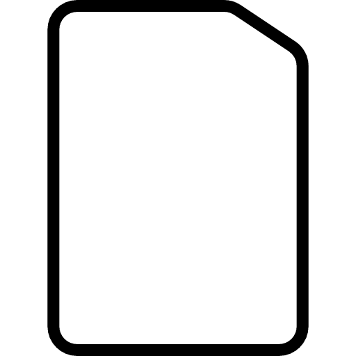 File blank document archive icon