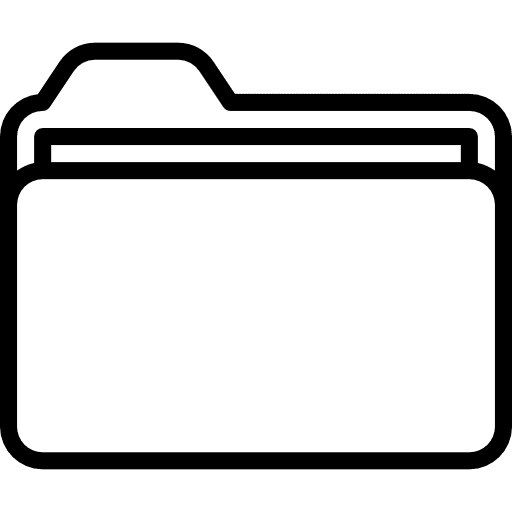 Folder file document interface icon