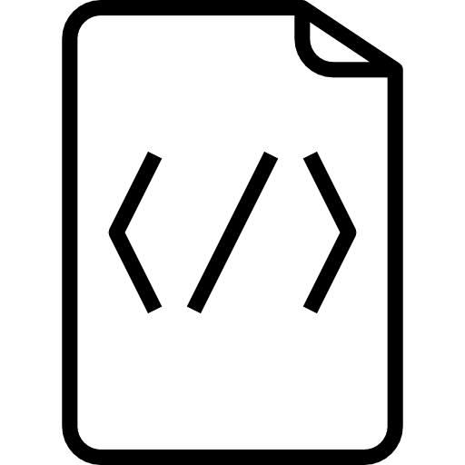 File computing archive programming icon