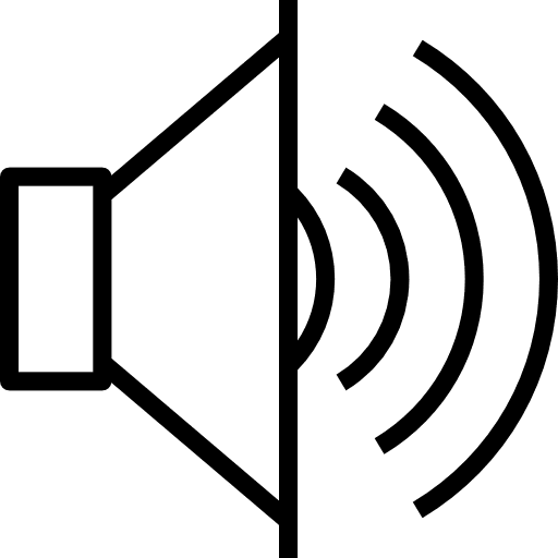 Speaker unmute volume technology icon