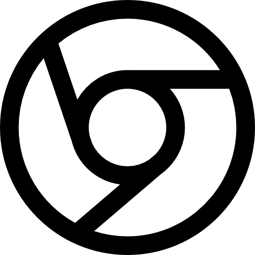 Chrome logo google chrome custom tools and utensils icon