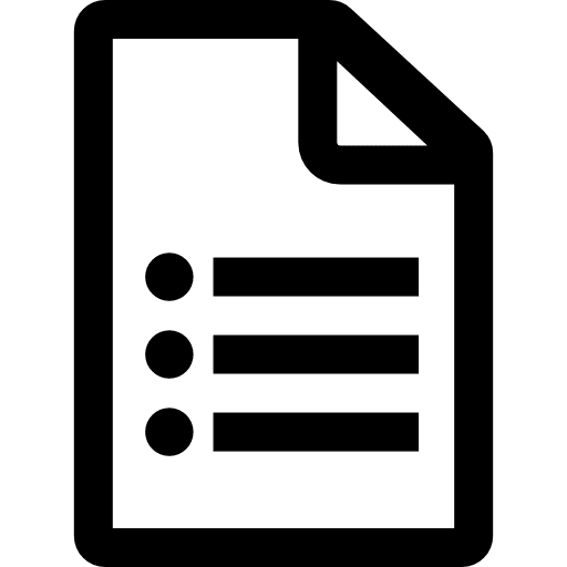 Google forms interface file document icon