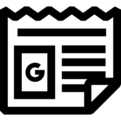 Google news news report logo newspaper icon