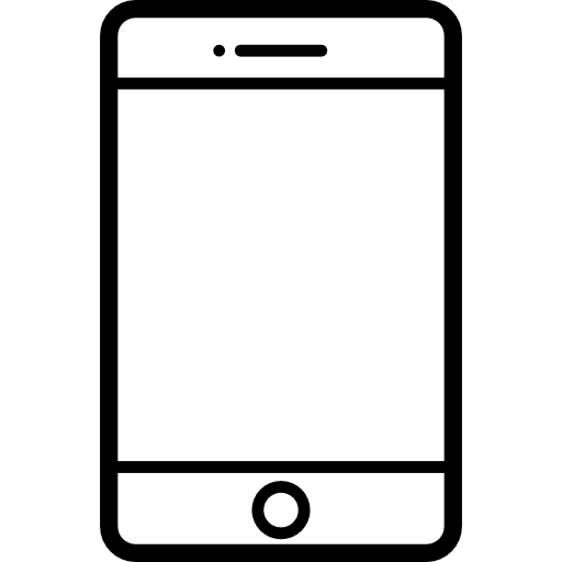 Smartphone touch screen cell iphone icon