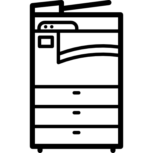 Photocopier photocopying technology copy machine icon