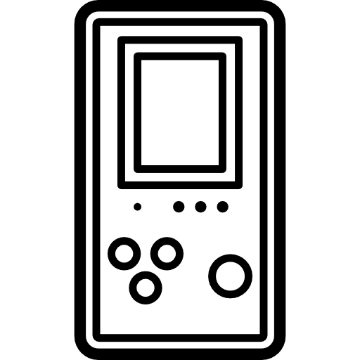 Portable video game console video game video game console multimedia icon