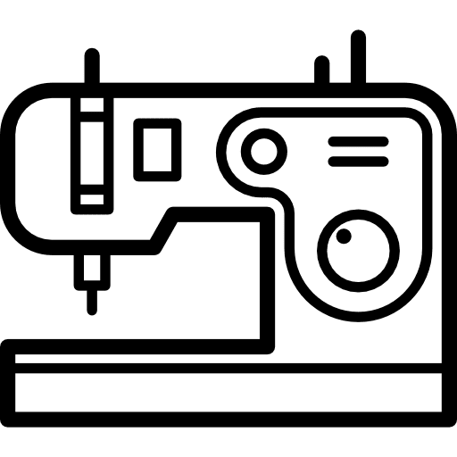 Sewing machine tools and utensils thread sewing machine icon