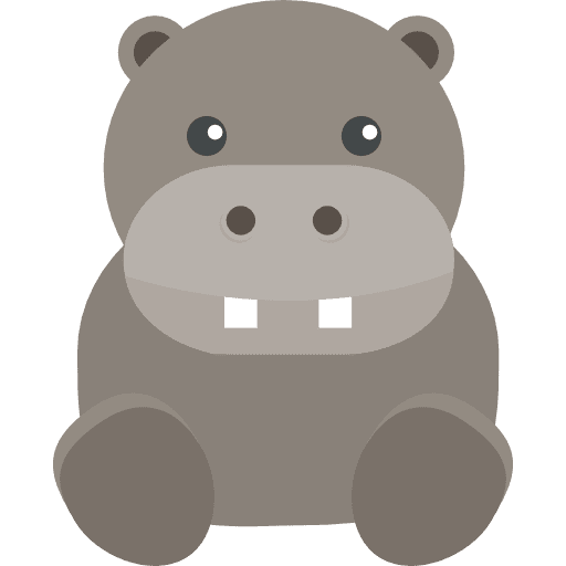 Hippopotamus wildlife animal kingdom hippopotamus icon