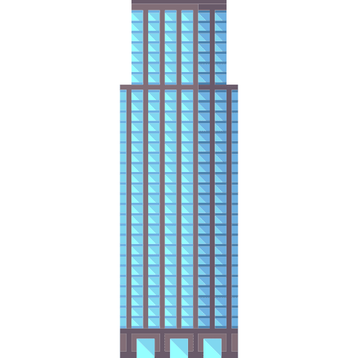 Skyscraper buildings city urban icon