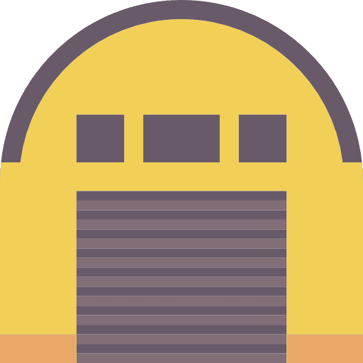 Hangar hangar buildings warehouse icon