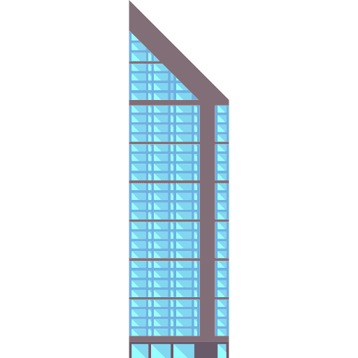 Skyscraper architectonic skyscraper building icon