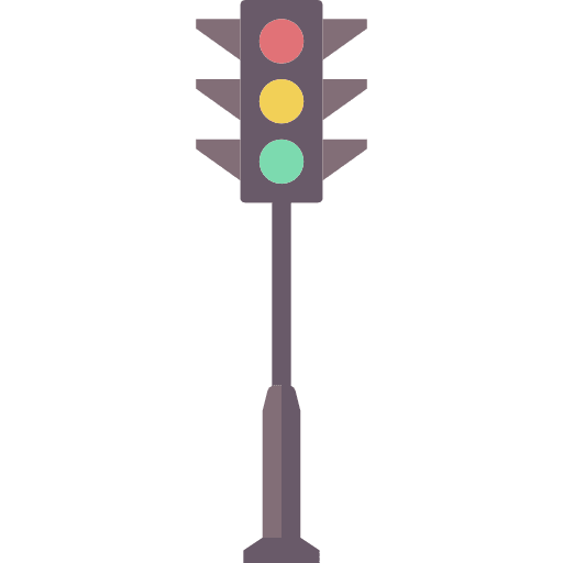 Traffic light stop signal light traffic light icon