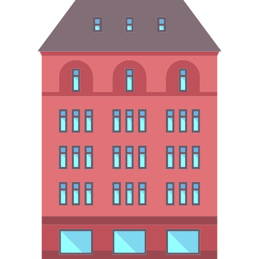 Hotel hostel holidays vacations icon