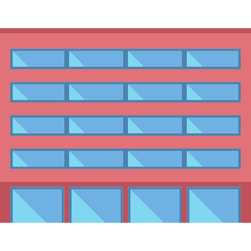 Office block buildings town office block icon