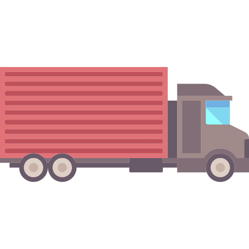 Truck automobile cargo truck vehicle icon