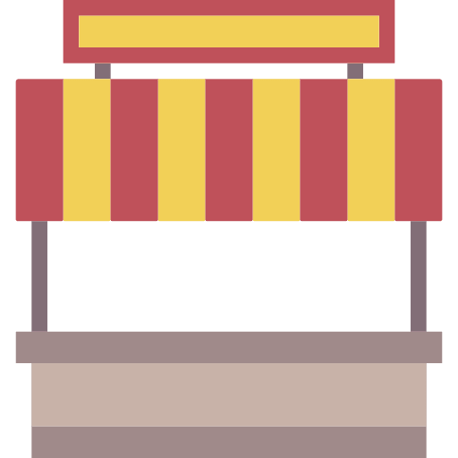 Food stall urban food stall fast food icon