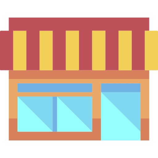 Shop business restaurant shop icon