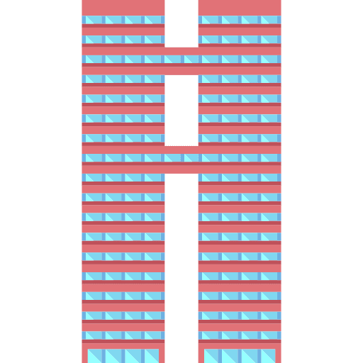 Skyscraper building town skyscraper icon