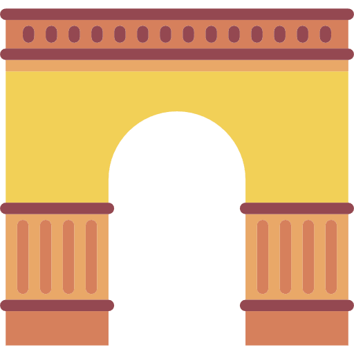 Arch landmark monument arch icon