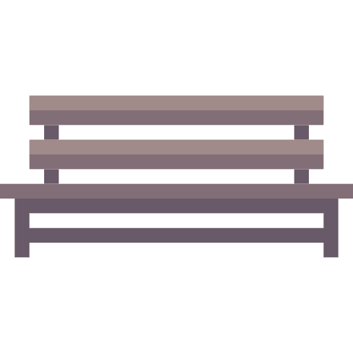 Bench bench park urban icon