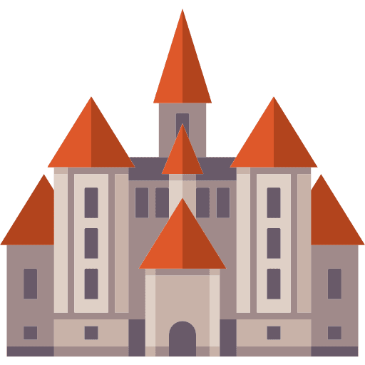 Castle buildings castle monument icon
