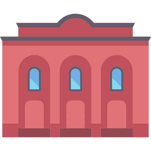 Museum monuments museum theatre icon