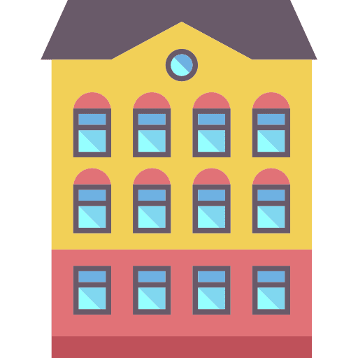 Apartments residential block apartments icon