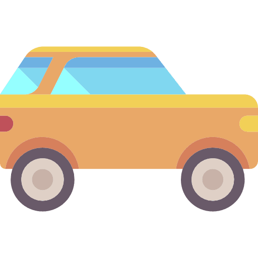 Car automobile transport car icon