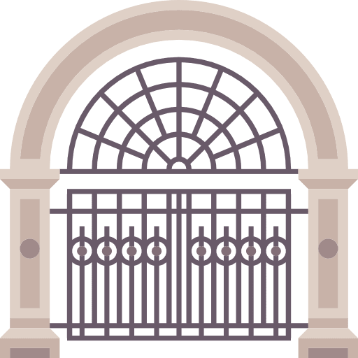 Gate door gate access icon