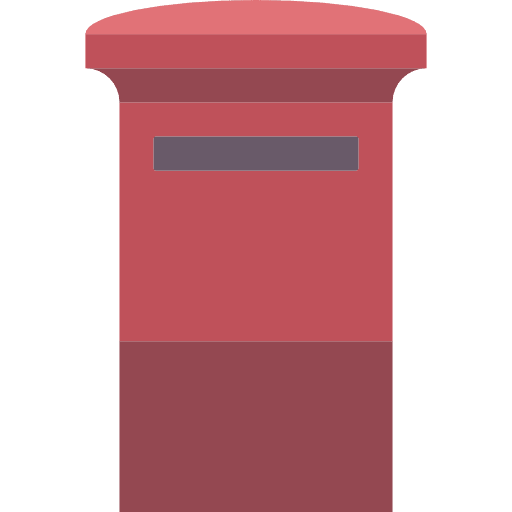 Mailbox tools and utensils symbol mailbox icon