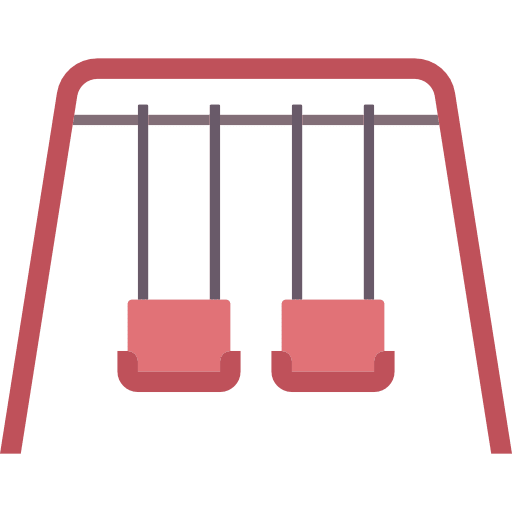 Swing swing leisure playground icon