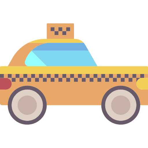 Taxi transport car taxi icon